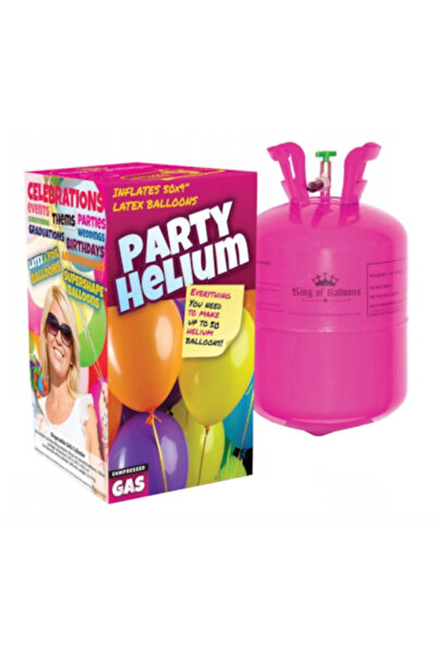 Balloons4party Large Helium Bottle for 80 Balloons 23 cm