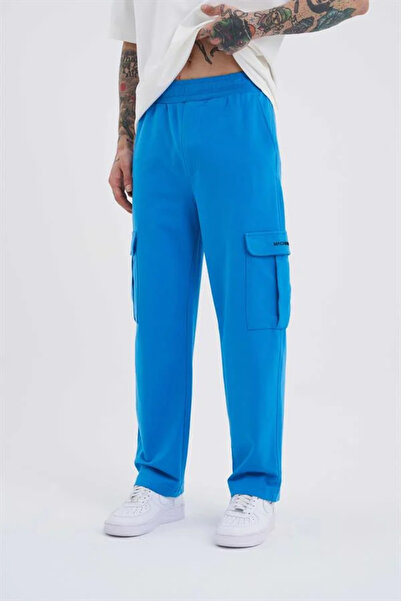 Machinist Men's Cargo Pocket Pack Relaxed Baggy Sweatpants Lens