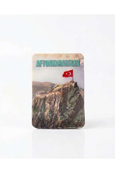 Taşhan Çarşı Afyonkarahisar Temalı Özel Tasarım Magnet - Afyon Kalesi, Tarihi...