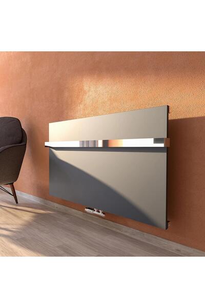 Lojimax Alüminyum Dekoratif Radyatör Sosa 1800x608mm 3 Dilim Dokulu Beyaz | 1309 W Yüksek Isıl Güç |