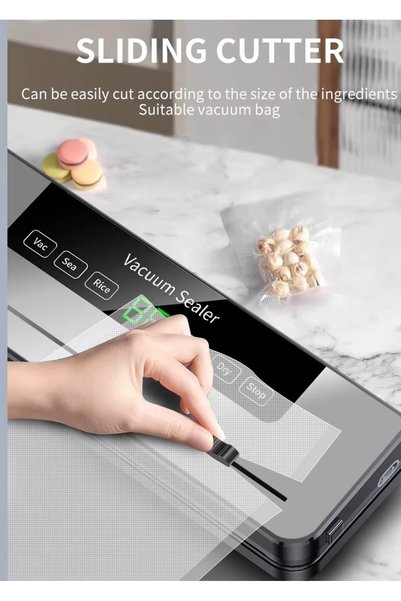 OEM Aparat de vidat si sigilat alimente NEXTRONIX cu sterilizare UV, putere 120W, 65 Kpa, 5 moduri, 30cm