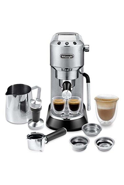De'Longhi Dedica Arte Espresso Machine - MyLatteArt Milk Foam Nozzle, Precisi...