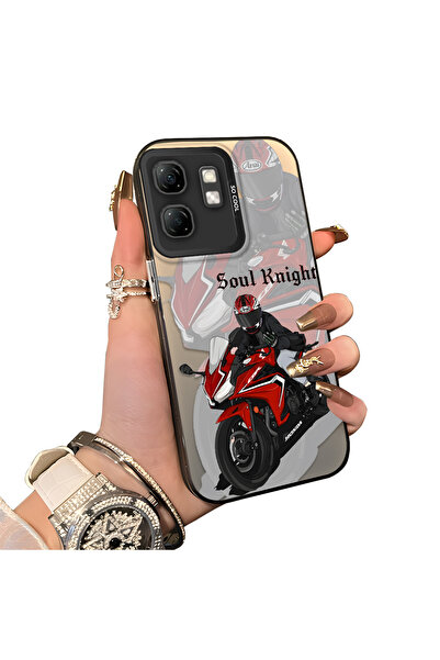 ucuc حافظة Infinix Smart 9 المتوافقة مع الحافة السيليكونية الصلبة والمضادة لل...