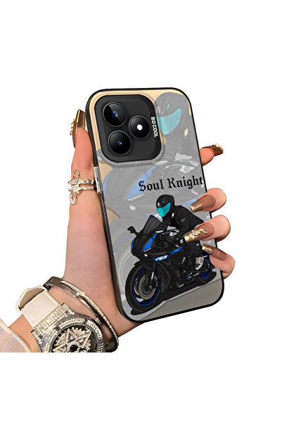 ucuc جراب Realme Note 50 4G متوافق مع الحافة السيليكونية الصلبة والمضادة للسق...