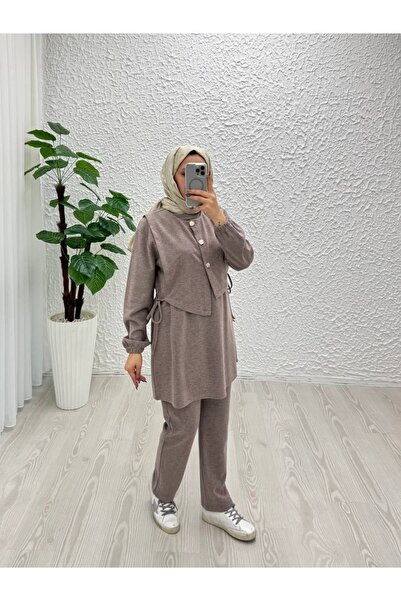 Queyla Rayonlu 3 lü triko takım