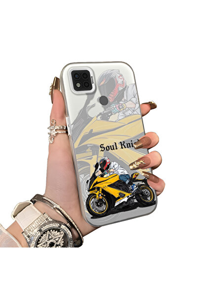 ucuc حافظة Xiaomi Poco C31 متوافقة مع الحافة السيليكونية الصلبة ذات الظهر الص...