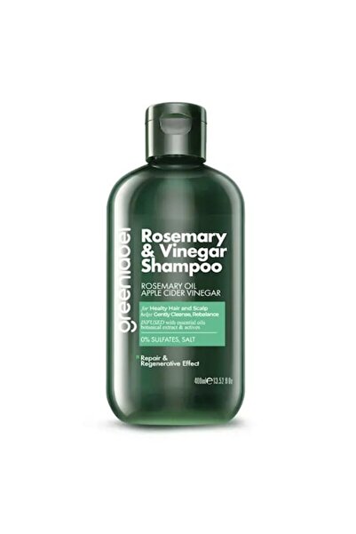Greenlabel Rosemary & Apple Cider Vinegar Shampoo 400 ml – Scalp Purification, Anti-Dandruff, Regenerating