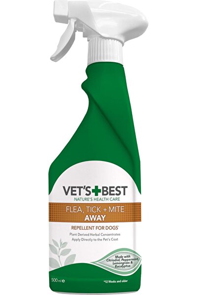 Nobrand Vet's Best Flea Tick and Mite Flea Treatment Spray for Dogs | Plant Based Formula, 500 ml (Pack of 1