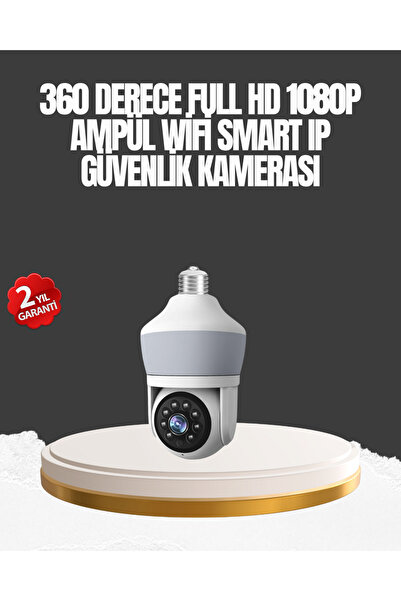 365Dükkan Gece Görüşlü Mobil Uygulamalı Akıllı Ampül Kamera