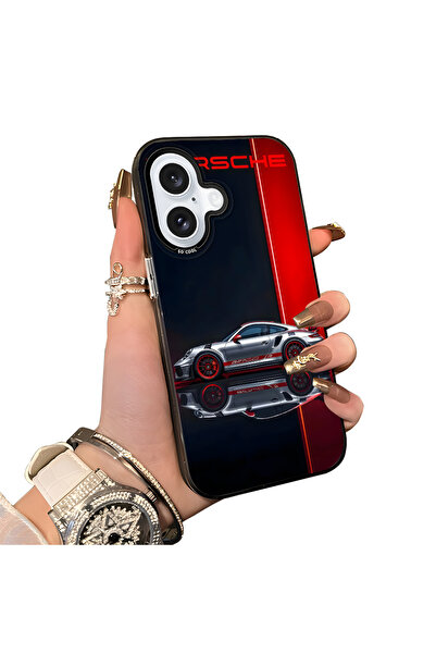 ucuc حافظة مضادة للسقوط من السيليكون المتوافقة مع هاتف iPhone 16، بتصميم سيار...