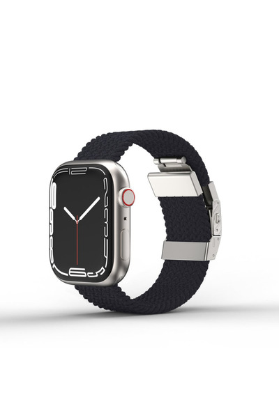 Amazingthing اميزنق ثينق- سوار ساعة ابل مقاس 41 قماشي- كحلي غامق