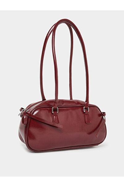 Styli حقيبة بولينج بورغندية بمقابض طويلة