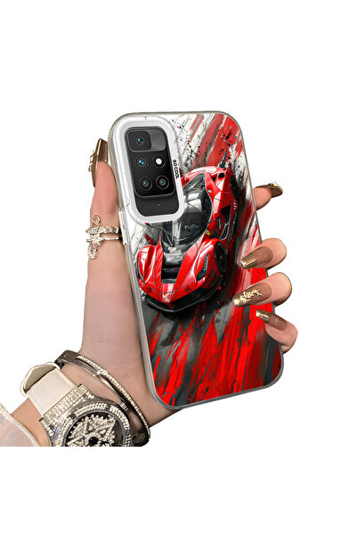 ucuc حافظة لهاتف Xiaomi Redmi 10 2022 متوافقة مع حافة السيليكون الصلبة والظهر...