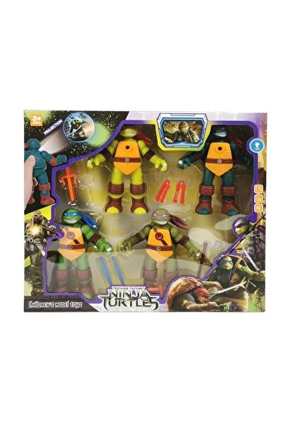 Premium مجموعة مجسمات سلاحف النينجا للأطفال