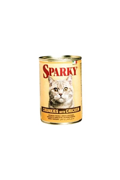 SPARKY سباركي طعام رطب للقطط بقطع الدجاج 415g