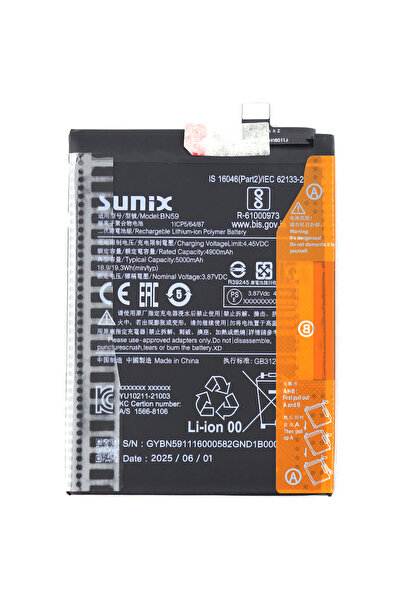 Sunix Xiaomi Redmi Note 10S 4G battery
