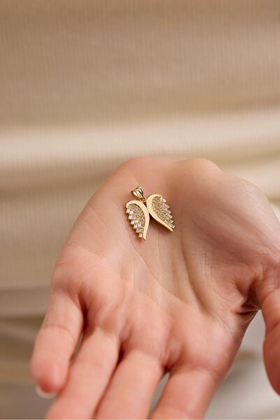 Tufanlar Kuyumculuk 14 Ayar Melek Kanadı Kolye Ucu