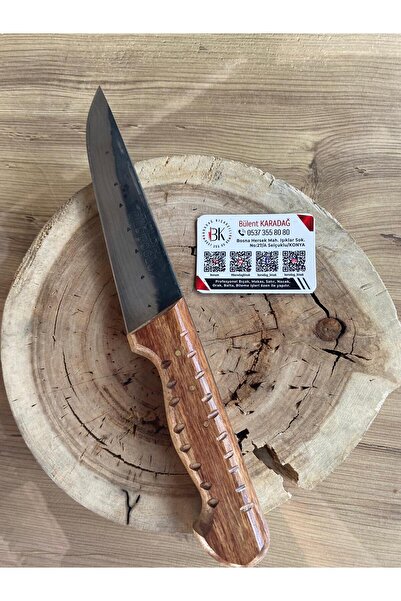 Karadağ 🔪 HALİL ÇILDIR Kelle Bıçağı 3 No – 17 cm El Yapımı Paslanmaz Çelik K...