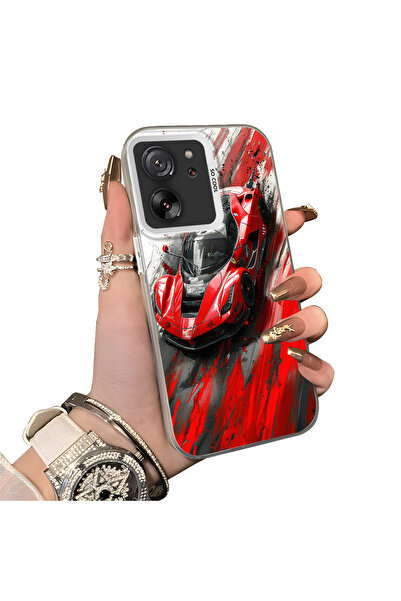 ucuc حافظة لهاتف Xiaomi Mi 13T Pro/Mi 13T متوافقة مع حافة السيليكون الصلبة وا...