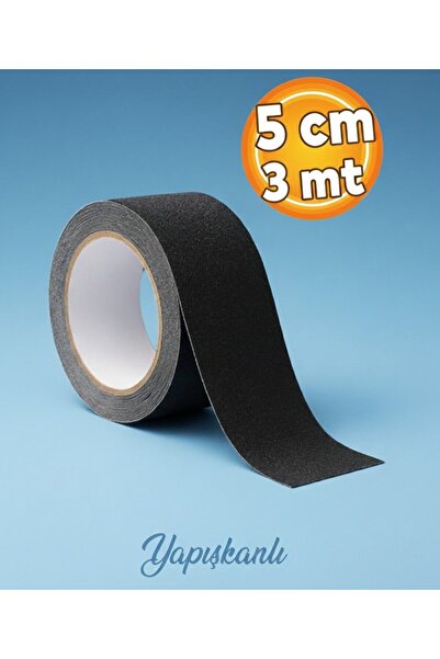 Dünya Magnet 3 Metre Merdiven Zemin Kaydırmaz Bant Yapışkanlı (5 CM X 3 METRE...