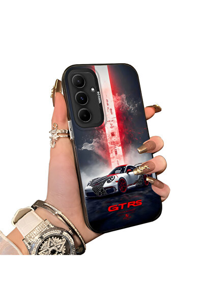 ucuc حافظة سامسونج جالاكسي A55 متوافقة مع الحافة السيليكونية الصلبة ذات الظهر...