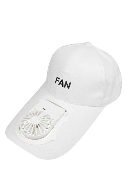 Generic قبعة مزودة بمروحة شحن USB للبالغين والأطفال والرجال والنساء، قبعة صيف...