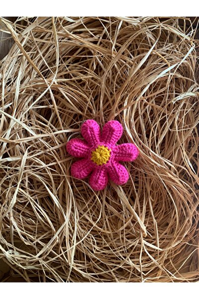 Handmade Amigurumi Çiçek charmı & anahtarlık