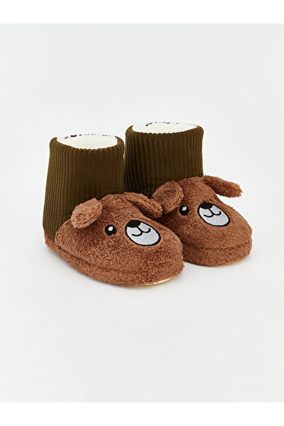 LC Waikiki شبشب للأطفال الأولاد من هيرا فاشون مصنوع من القطيفة على شكل حيوانا...