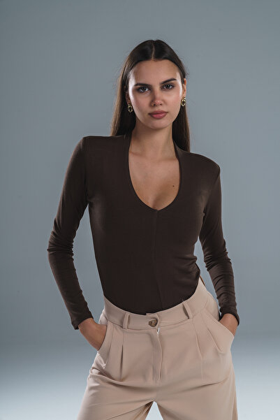 Paw Garage Women's Buzzy Fabric Long Sleeve Blouse