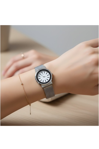 efmues Wristwatch Metal Strap Analog Wristwatch