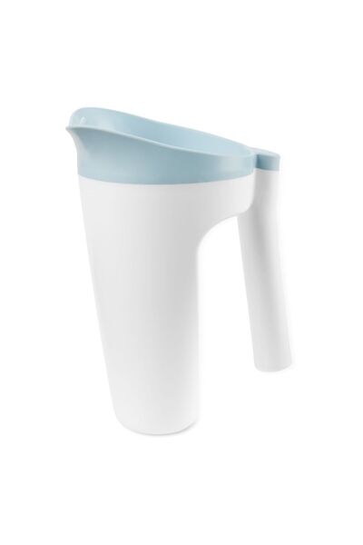 Skip Hop كوب شطف استحمام الأطفال، مقاوم للدموع، بنمط مموج وشلالي - أبيض