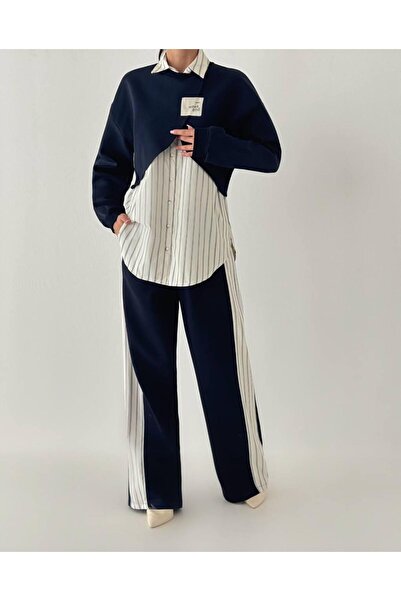 Quzu GÖMLEK DETAYLI İKİLİ TAKIM