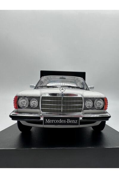 MERCEDES -Benz 230E (W123) 1:18 Ölçekli Koleksiyonluk Model Araba – Beyaz – Detaylı İç Tasarım