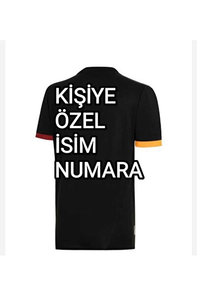 Forma KİŞİYE ÖZEL İSİM NUMARA Gâlâtâ.sârây 2024/2025 Sezon SİYAH Yetişkin For...