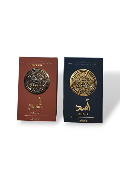 lattafa طقم اسد اسود وبني من لطافه 100مل-