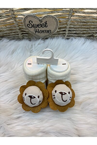 Little Lufi Baby Aslan aksesuarlı bebek çorabı