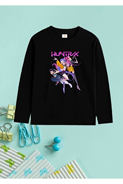 miamiakids تي شيرت K-pop Demon Huntres.huntrıx.Design مطبوع بأكمام طويلة (4-1...