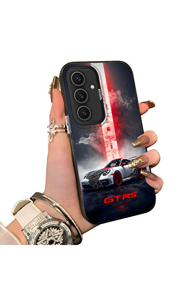 ucuc حافظة سامسونج جالاكسي S24 بلس المتوافقة مع الحافة السيليكونية الصلبة وال...