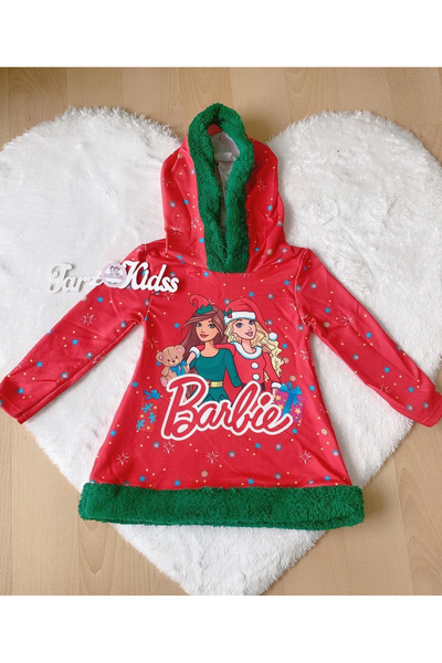 Tarz Kidss Rochie pentru fetiță Anul Nou cu glugă