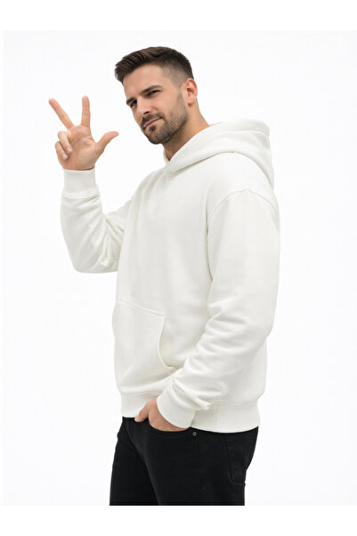 Red Planet هودي سادة و فتحة اصبع بخامة مميزة وراقية