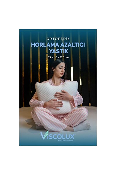 AyrStore Horlama Azaltıcı Yastık - Horlama Önleyici Ortopedik Visco Yastık Ye...