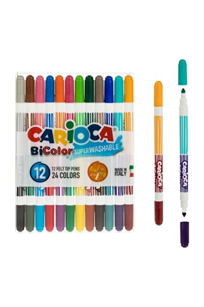 MYONNA IT & E- COMMERCE Set de markere BiColor, 12 bucăți, multicolore, super...