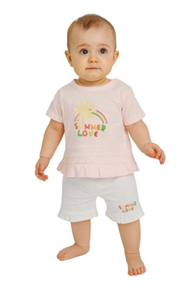 Superbaby Compleu cu pantaloni scurti cu volanase Summer Love