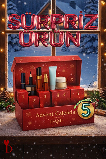Dami Beauty ADVENT CALENDAR 5 FARKLI ÜRÜN SÜPRİZ PAKET / MAKYAJ PAKETİ - ADVE...