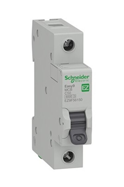 Schneider Electric Schneider Otomatik Sigorta Easy9 C50 1P 50A C Tipi 6KA