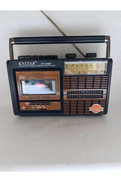 AXWER Nostalji Radyo Kaset Çalar Bluetooth Hoparlör Klasik Radyo