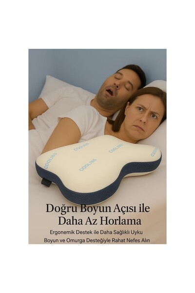 AyrStore Visco Horlama Yastığı-Cooler Materyal(YENİ NESİL HOT&COOL KUMAŞ)