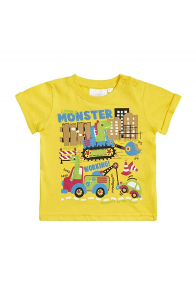 Superbaby Tricou baietei - Little monster