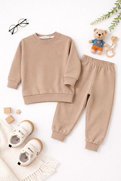 tunays shopping Set pentru copii din țesătură din bumbac organic 100% cu 2 fire