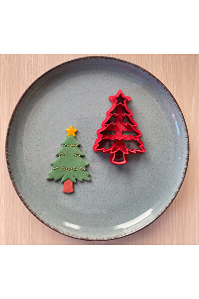 smilechild Christmas Tree Cookie Mold and Fondant Shaper 8.5 cm